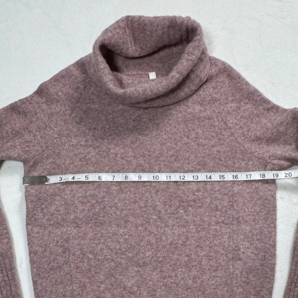 Babaton Plutarch Sweater Wool-blend Oversized Turtleneck Dusty Pink Size XS - Picture 13 of 15